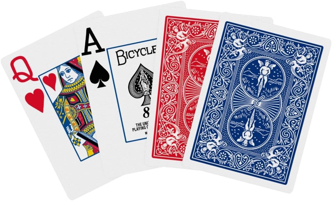Bicycle Jumbo Index Playing Cards , 2 Pack Large Print Poker Size Deck of Cards for Easy Reading, Family Card Games, and Casino Play - Image 6